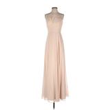 Dessy Collection Cocktail Dress - Bridesmaid Strapless Strapless: Pink Dresses - New - Women's Size 0