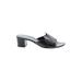Il Sandalo Mule/Clog: Black Shoes - Women's Size 38