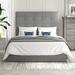 Brayden Studio® Handley Tufted Low Profile Standard Bed Revolution Performance Fabrics®/Upholstered in Gray | California King | Wayfair
