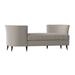 Kristin Drohan Collection Lynae Tete-a-Tete Outdoor Bench Metal in Black | 71 H x 32 W x 31 D in | Wayfair LYNAE_TETE71_CRLINSL_BK