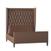 Kristin Drohan Collection Charlene Tufted Upholstered Standard Bed Upholstered, Leather in Brown | California King | Wayfair
