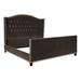 Kristin Drohan Collection Charles Platform Bed Wood in Brown | 70 H x 71 W x 90 D in | Wayfair CHARLES_PLATBASE_Q_SNLN_NONE