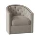 Barrel Chair - Kristin Drohan Collection Georgia 31" Wide Swivel Barrel Chair Fabric in Gray | 33 H x 31 W x 32 D in | Wayfair