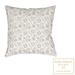 Kathy Ireland Home Bellini Geometric Indoor/Outdoor Throw Pillow Polyester/Polyfill blend in White | 18 H x 18 W x 4.5 D in | Wayfair