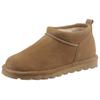 Winterboots BEARPAW "SuperShorty ELLE SHORT", Damen, Gr. 36, braun (iced coffee), Veloursleder, unifarben, modisch, Schuhe, Schlupfboots mit wasserabweisender mit BearCoat™ Imprägnierung