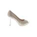 Audrey Brooke Heels: Gold Shoes - Women's Size 6