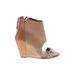 Dolce Vita Heels: Tan Print Shoes - Women's Size 7 - Open Toe