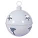 The Holiday Aisle® Bell Ornament. Metal in White | 24 H x 24 W x 24 D in | Wayfair A1547D648CB24605AF853DC5E1B28CB4