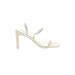 Aldo Heels: Ivory Print Shoes - Women's Size 9 - Open Toe