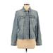 Tribal Jeans Denim Jacket: Blue Jackets & Outerwear - Women's Size Medium