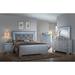 Lavina 6 Piece Silver LED Fabric Upholestered Tufted Bedroom Set