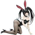 Anime Action Figures Statue -Date A Live Tokisaki Kurumi Bunny Girl Anime Game Character Model- 1:4 Scale PVC Figure - Character Desktop Decoration About 27CM Chassis Room Decorationï¼ˆcolor boxï¼‰