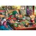 Vermont Christmas Company Traveling Pets Jigsaw Puzzle 100 Piece - Dog & Cat Themed Puzzle with Large Pieces - Perfect for Seniors & Kids - 19 x 13