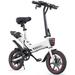 Wooken Electric Bike 14 Electric Bicycle for Adults and Teenagers with 18.6MPH Waterproof Folding Electric Bike with Removable 36V 374WH Lithium-Ion Battery Throttle & Pedal Assist