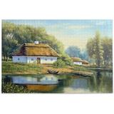 SKYSONIC 500PCS Jigsaw Puzzles Forest House Oil Painting Adult Children Intellective Toy Puzzles Game Modern Home Decoration