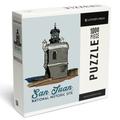 Lantern Press 1000 Piece Jigsaw Puzzle Puerto Rico El Moro Lighthouse San Juan National Historic Site Blue