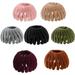 Lazy Bird s Nest Plate Hairpin Ladies Ponytail Hairpin Expandable Ponytail Holder Clips Velvet Bird Nest Shaped Hair Claw Lazy People Bun Fixed Hair Clips Donut Bun Maker Hair Accessory Black