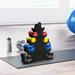 5-Tier Weight Lifting Dumbbell Storage Stand Steel Dumbbell Rack Compact Dumbbell Bracket Dumbbell Storage Rack