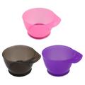 TOYMYTOY 3PCS Plastic Hair Coloring Bowl Thickened Tinting Bowl Dyeing Scale Bowl with Handle for Home Salon