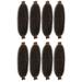 EKOUSN 8PC Springy Hair 16/24 Inch Pre-Separated Braiding Hair for Soft Butterfly Locs Pre-Fluffed Hair Extensions Wig