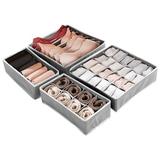 Drawer Organizers for Clothing Sock Underwear Organizer Fabric Dresser Drawer Organizer Closet Organizers and Storage Bins for Bras Socks Underwear Ties