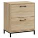 Pemberly Row Traditional Engineered Wood Lateral File Cabinet in Charter Oak