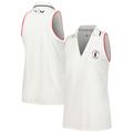 Women's 2024 U.S. Open Puma x Volition America White Rosie V-Neck Sleeveless Polo