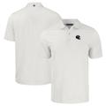 Men's Cutter & Buck White/Gray Chicago Bears Helmet Big Tall Pike Eco Symmetry Print Stretch Recycled Polo
