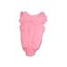 Baby Gap Short Sleeve Onesie: Pink Solid Bottoms - Size 3-6 Month