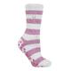 Heat Holders Womens - Ladies Thick Winter Thermal Non Slip Slipper Socks - Grey - Size 4-6.5 (UK Shoe)