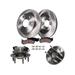 2007 Chevrolet Silverado 1500 Front Brake Pad and Rotor and Wheel Hub Kit - Detroit Axle