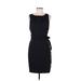 Ava & Aiden Cocktail Dress - Sheath: Black Dresses - Women's Size 8