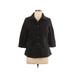 Doublju 3/4 Sleeve Blouse: Black Tops - Women's Size Large