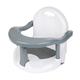 Colcolo Bathing Seat Non Slip Backrest Quick Dry in The Bathtub Stable Tub Sitting up Newborn Bath Chair for 6 Month & up Gift Kids, Gray