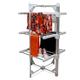 UR CHOICE 3-Tier Heated Clothes Airer Aluminium 12.5M - 24Bars, 60x62x111cm, Sturdy Design, Energy-Efficient, Quick Indoor Drying, Foldable, Large Capacity (12.5 heated airer)