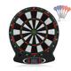 Oumefar Talking Electronic Dartboard Target Are Professional Electronic Board LCD Scoring Indicator Game with 6pcs S Clear Scores Durable Fun Target Practice for Multiple Players