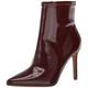 Jessica Simpson Women's Grijalva Pointed Toe Platform Pump Ankle Boot, Malbec, 5.5 UK