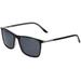 Jaguar 37203 Sunglasses Black-Silver Frame Polarized Lens 56-17-145 JG37203565014