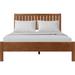 Camden Isle Furniture Graham Wooden Platform Bed w/ Slatted Headboard Wood in Brown | 43.3 H x 78.3 W x 83.5 D in | Wayfair 114533