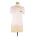 Project Social T Short Sleeve T-Shirt: Ivory Graphic Tops - Women's Size Large