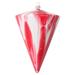 The Holiday Aisle® Marble Cone Christmas Finial Ornament Set Plastic in Red/White | 6 H x 4 W x 4 D in | Wayfair 8806F0CA2D3A443AA250E18B9039F5AE