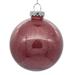 The Holiday Aisle® 4.75" Clear Ball Christmas Ornament w/ Mauve Glitter Interior, 4 Pieces Per Bag in Indigo | 4.75 H x 4.75 W x 4.75 D in | Wayfair