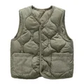 Brand Winter Child Waistcoat Quilted Single-breasted Warm Padded Baby Girls Boys Vest Kids Jackets