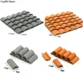 New 60 Pcs Roof Tiles Building Set Miniature Tiles Mini Dollhouse Shingles Fake Tile Dollhouse