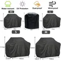 BBQ Grill Cover Waterproof Outdoor Barbecue Cover Heavy Duty Anti Sun Rain Protective for Weber