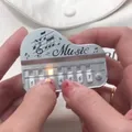 Mini tastiera elettronica portachiavi portatile strumento musicale borsa giocattolo appeso ciondolo
