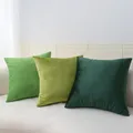 Fodera per cuscino in velluto verde federa decorativa 18*18 pollici per soggiorno regalo divano