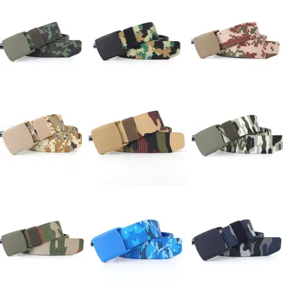 20 cinture tattiche militari mimetiche per uomo moda Casual Jeans accessori cinture sportive