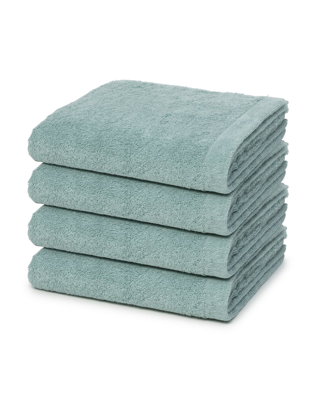 Cawö Handtuchset 4-teilig Damen grün, ONE SIZE Image