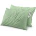 2 Pcs Waterproof Zippered Pillowcases Standard Size